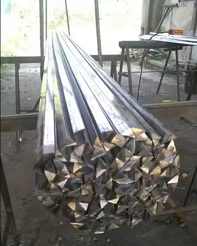stainless steel triangle bar